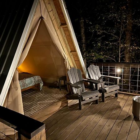 Bohamia - Cozy A-Frame Glamp On 268 Acre Forest Retreat Talladega Εξωτερικό φωτογραφία