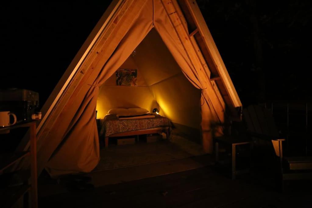 Bohamia - Cozy A-Frame Glamp On 268 Acre Forest Retreat Talladega Εξωτερικό φωτογραφία