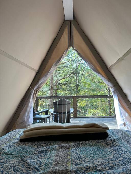 Bohamia - Cozy A-Frame Glamp On 268 Acre Forest Retreat Talladega Εξωτερικό φωτογραφία