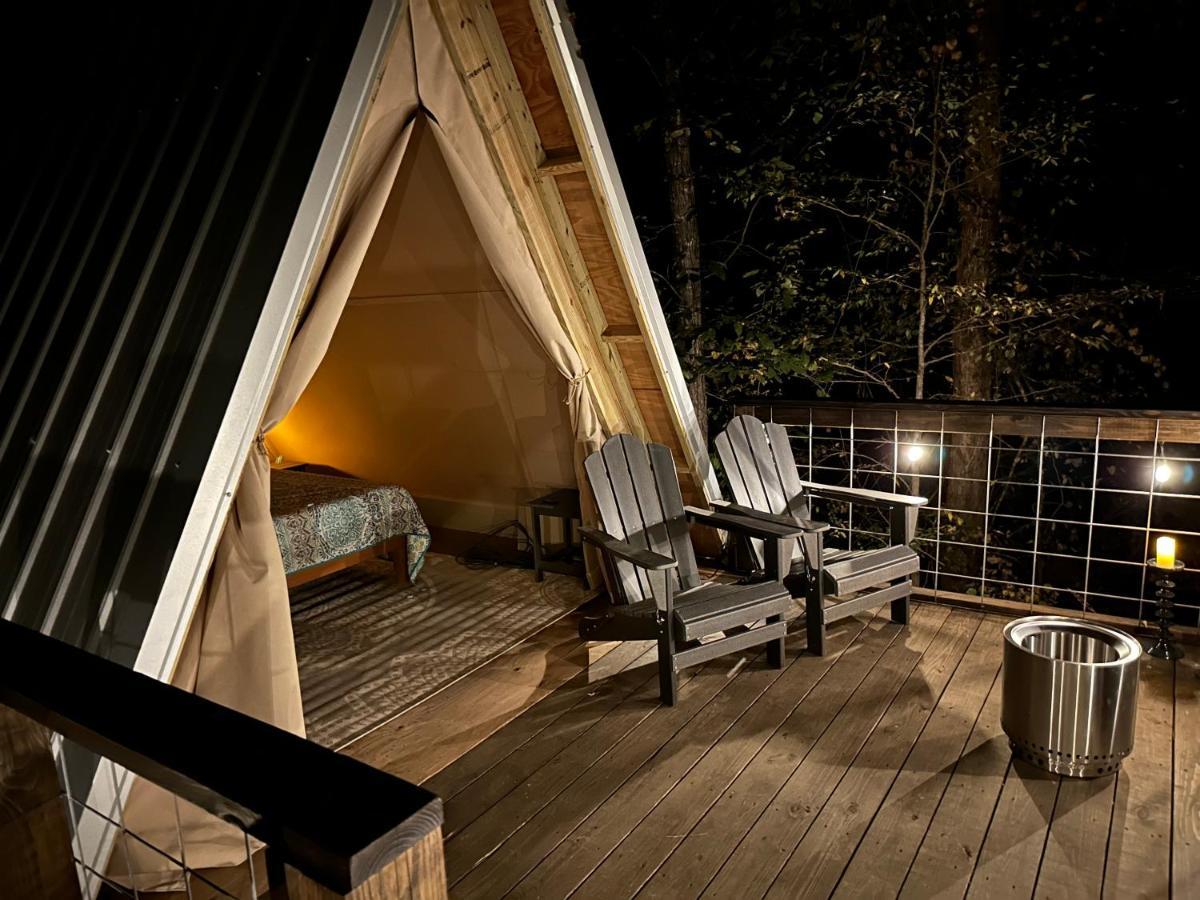 Bohamia - Cozy A-Frame Glamp On 268 Acre Forest Retreat Talladega Εξωτερικό φωτογραφία